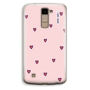Hartjes: LG K10 (2016) Transparant Hoesje