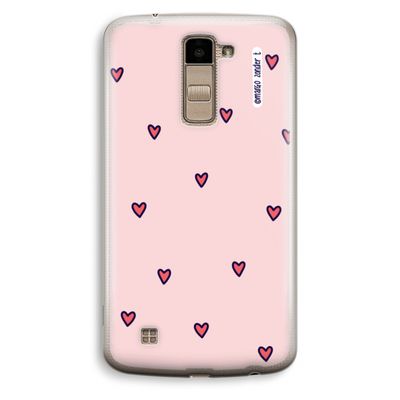 Hartjes: LG K10 (2016) Transparant Hoesje