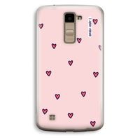 Hartjes: LG K10 (2016) Transparant Hoesje