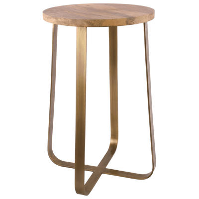 Krukje Ferro 29166 groot antiek goud + mangohout Krukje Ferro 29166 groot antiek goud + mangohout