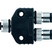 Escha 8012651 Sensor/actuator verdeler en adapter Aantal polen (sensoren): 4, 3 1 stuk(s)