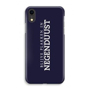 Blijve plakken in Negenduust: iPhone XR Volledig Geprint Hoesje