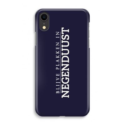 Blijve plakken in Negenduust: iPhone XR Volledig Geprint Hoesje