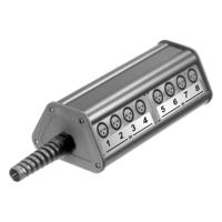Rean NSB2B Stagebox 12/4 trapeziumvorm Rean NSB2B Stagebox 12/4 trapeziumvorm