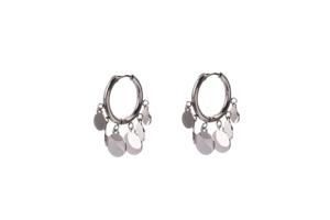Go Dutch Label Creolen met Muntjes Zilver
