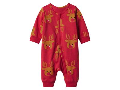 lupilu Baby kerstpyjama (Rood, 50/56)