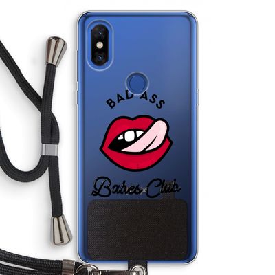 Badass Babes Club: Xiaomi Mi Mix 3 Transparant Hoesje met koord