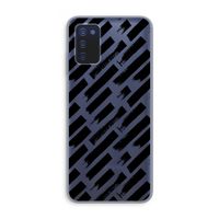 Zwarte vegen: Samsung Galaxy A03s Transparant Hoesje