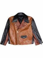 Louis Vuitton Pre-Owned veste de moto à motif Tattoo monogrammé - Marron - thumbnail