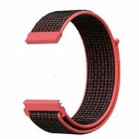 Huawei Watch GT 3 Pro - 43mm - Sport Loop nylon bandje - Zwart / roze - thumbnail