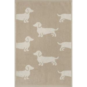 Cawö Cawo We love Dogs gemustert 6246 Badlaken 80x150 natur/beige