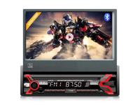 Audiocore AC9100 radio Auto Digitaal Zwart, Rood