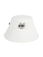 Karl Lagerfeld Kids bob Choupette à strass - Blanc - thumbnail