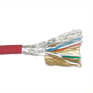 ACT Cat6, 305m netwerkkabel Rood S/FTP (S-STP)