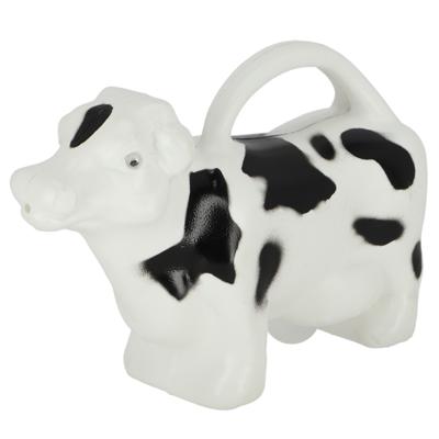 Gieter - Koe - wit/zwart - 1,6 liter - kunststof - kindergieter