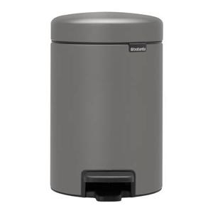 Brabantia 126260 vuilnisbak 3 l Rond Kunststof Grijs