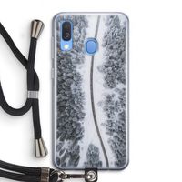 Snøfall: Samsung Galaxy A40 Transparant Hoesje met koord