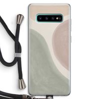 Geo #6: Samsung Galaxy S10 Plus Transparant Hoesje met koord