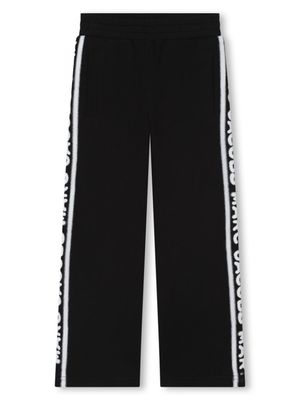 Marc Jacobs Kids pantalon en coton à logo imprimé - Noir
