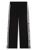 Marc Jacobs Kids pantalon en coton à logo imprimé - Noir