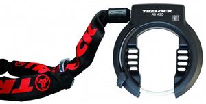 Trelock ringslot set "rs 430" inclusief zr 355 insteekketting (100 cm) - zwart/rood