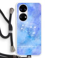 Sterrenbeeld - Licht: Huawei P50 Transparant Hoesje met koord Sterrenbeeld - Licht: Huawei P50 Transparant Hoesje met koord