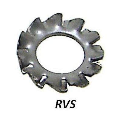 Bofix Tandveerring m4 rvs per 100