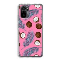 Kokosnoot roze: Xiaomi Redmi Note 10 Pro Transparant Hoesje