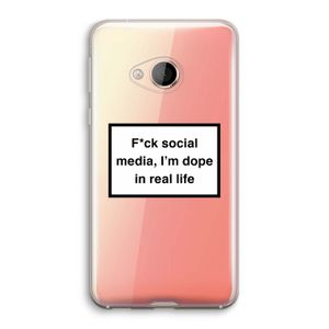 I'm dope: HTC U Play Transparant Hoesje