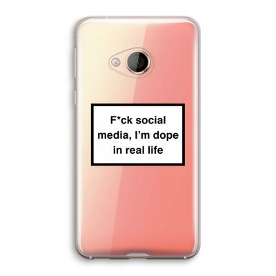 I'm dope: HTC U Play Transparant Hoesje