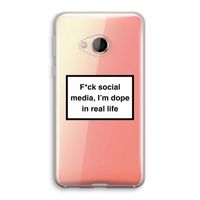 I'm dope: HTC U Play Transparant Hoesje