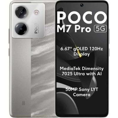 Smartphone Xiaomi POCO M7P 5G 8-256 SV Octa Core 8 GB RAM 256 GB Zilverkleurig 6,67"