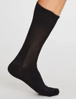 Boru Bamboo sokken - 1 paar - Hoge bamboe sokken, dames, heren - zwart, beige