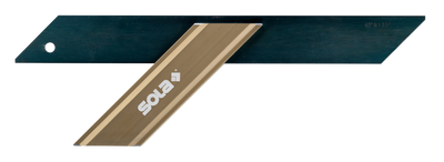 SOLA Verstekhaak 300x110mm GWG300 met ALU blok brons geanodi, been geblauwd staal - 56032101