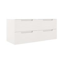 Adema Prime Balance Wastafelonderkast - 120x55x44.9cm - 4 lades - Geintegreerde greep - MDF - mat cotton (beige) 88168_2x