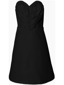 Carolina Herrera heart-appliqué corset minidress - Noir