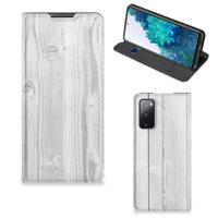 Samsung Galaxy S20 FE Book | Wallet Case | White Wood