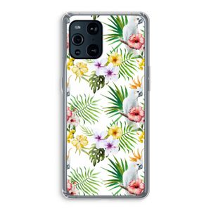 Gele kuif: Oppo Find X3 Pro Transparant Hoesje
