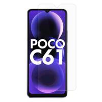 Xiaomi Poco C61 Glazen Screenprotector - 9H, 0.3mm - Case Friendly  - Doorzichtig