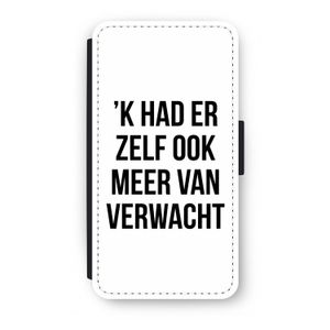 Meer verwacht: iPhone XS Flip Hoesje