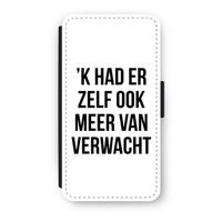 Meer verwacht: iPhone XS Flip Hoesje
