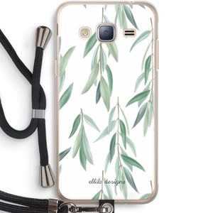 Branch up your life: Samsung Galaxy J3 (2016) Transparant Hoesje met koord