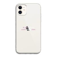 uzelf graag zien: iPhone 11 Transparant Hoesje