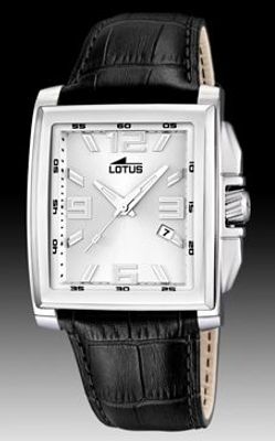 Horlogeband Lotus 15995.1 Leder Zwart