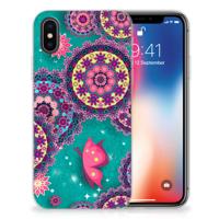 Apple iPhone X | Xs | Hoesje maken | Cirkels en Vlinders