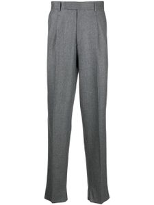 Zegna pantalon plissé en laine - Gris