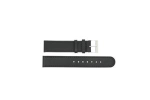 Horlogeband Universeel F100 Leder Zwart 18mm