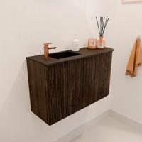 Toiletmeubel Mondiaz Joya | 71.6 cm | Meubelkleur Walnut | Faye wastafel Urban Links | 1 kraangat Toiletmeubel Mondiaz Joya | 71.6 cm | Meubelkleur Walnut | Faye wastafel Urban Links | 1 kraangat