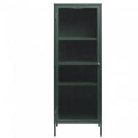 Nordic Home Olan glazen wandkast - 160 cm - groen