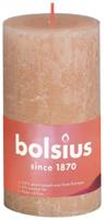 Bolsius Rustiekkaars shine 130/68 misty pink 1 Stuks